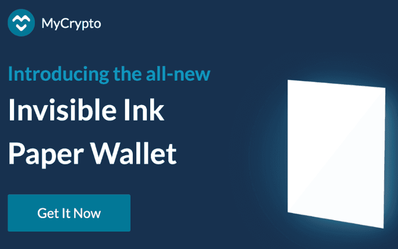 Introducing the Invisible Ink Paper Wallet